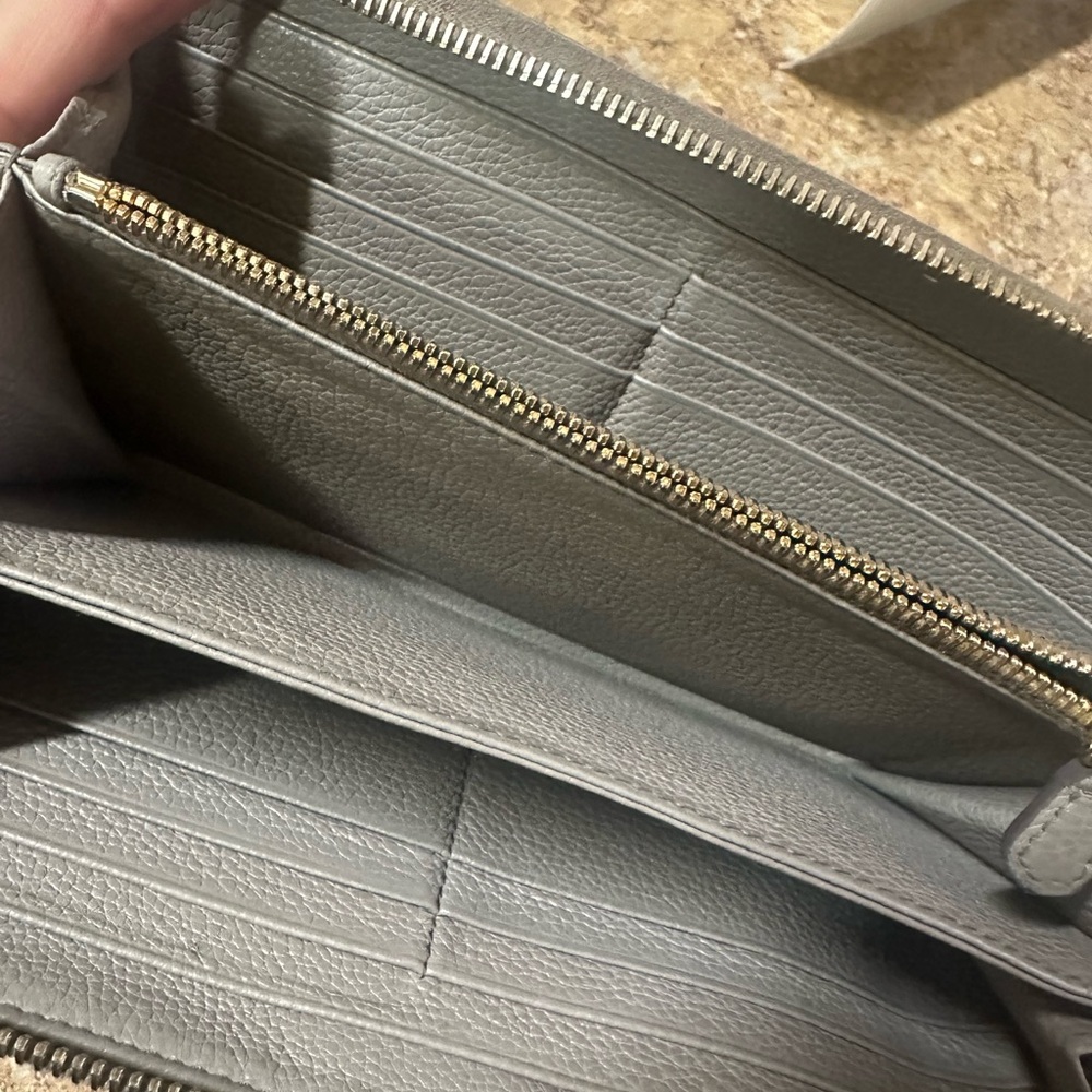 Prada Gray Leather Wallet - Picture 6 of 13